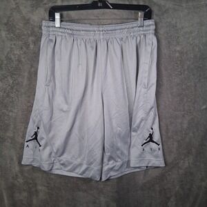 Air Jordan Basketball Shorts Men Size XL Dry Fit Gray Wiht Pockets Stretchable